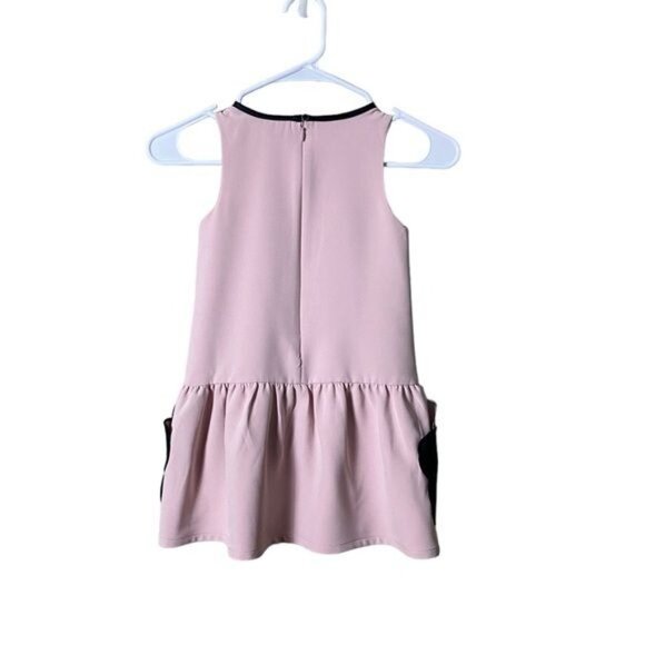 Victoria Beckham Girl Blush Flower Pocket Drop Waist Dress Size XS Pink … - Picture 8 of 10